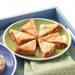 Roasted Red Pepper Triangles