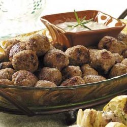 Rosemary Veal Meatballs
