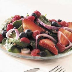 Triple-Berry Spinach Salad