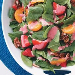 Spinach Salad with Strawberry Vinaigrette