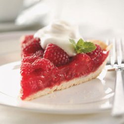 Raspberry-Glazed Pie