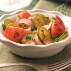 Tomato Zucchini Salad