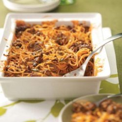 Spaghetti Beef Casserole