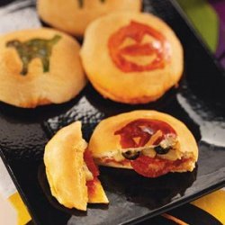 Trick-or-Treat Biscuit Pizzas