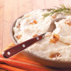 Caramelized Onions in Mashed Potatoes