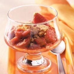 Strawberry-Rhubarb Crumble