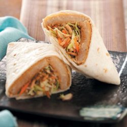 Asian Meatless Wraps