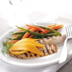 Grilled Tilapia with Mango