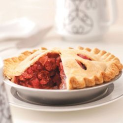 Cherry Rhubarb Pie