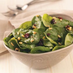 Curry-Cranberry Spinach Salad