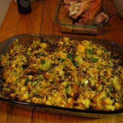Sausage, Cranberry, and Corn Bread Stuffing