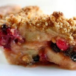 Cranberry-Apple Crumble Pie