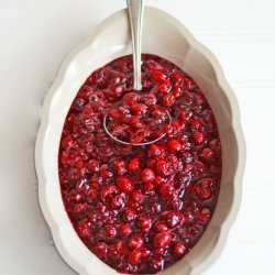 Spiced Cranberry Sauce with Zinfandel