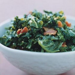 Kale with Garlic and Bacon