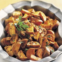 Roasted Yams with Citrus and Coriander Butter