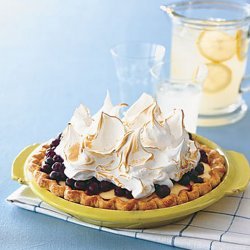 Lemon Meringue Blueberry Pie