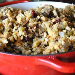 Wild Rice Stuffing with Pine Nuts