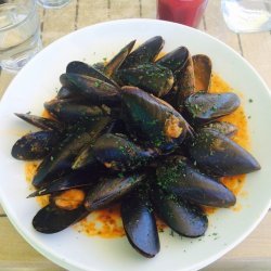 Mussels in Romesco Sauce