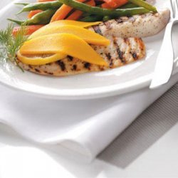 Grilled Tilapia with Mango for 2