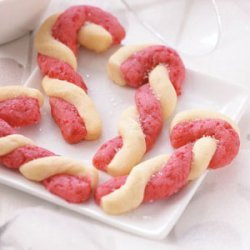 Cinnamon Candy Cane Cookies