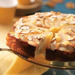 Old-Fashioned Almond Pear Cake