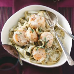 Scallops in Sage Cream for Two