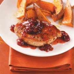 Cranberry-Maple Pork Chops