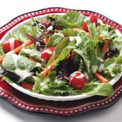 Mixed Greens with Honey Mustard Dressing