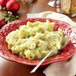Olive Oil Mashed Potatoes with Pancetta