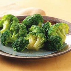 Lime-Buttered Broccoli for Two