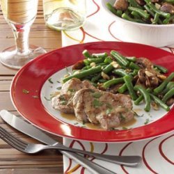 Cashew Green Beans and Mushrooms
