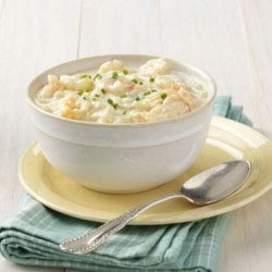 Chilled Corn and Shrimp Soup