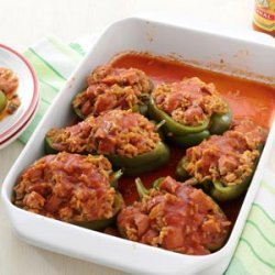 Andouille-Stuffed Peppers