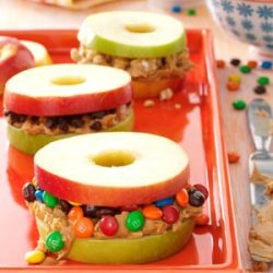 Apple and Peanut Butter Stackers
