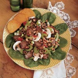 Pork and Spinach Salad