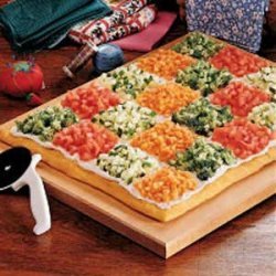 Patchwork Veggie Pizza