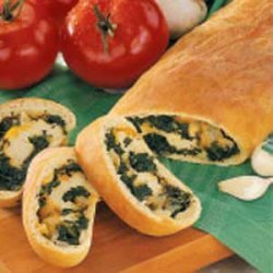 Spinach-Stuffed Bread