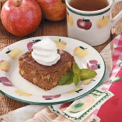 Spiced Apple Gingerbread
