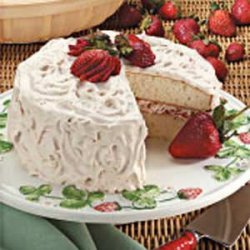 Fruit-Filled White Cake