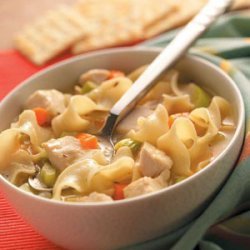 Roasted Chicken Noodle Soup