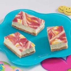 Tie-Dyed Cheesecake Bars