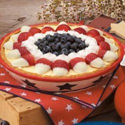 Red, White and Blueberry Pie