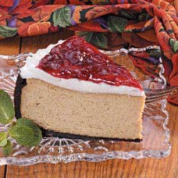 Cranberry Mocha Cheesecake