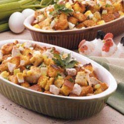 Corn Bread Dressing for a Crowd