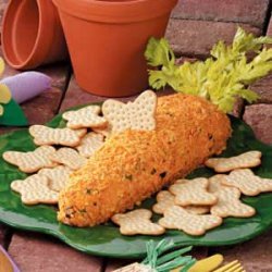 Carrot-Shaped Cheese Spread