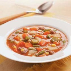 Vegetable Ground Beef Soup