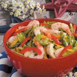 Vegetable Shrimp Salad
