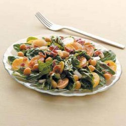 Sweet-Sour Spinach Salad