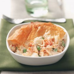 Pastry-Topped Salmon Casserole