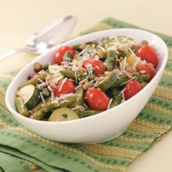 Asparagus Zucchini Tomato Salad